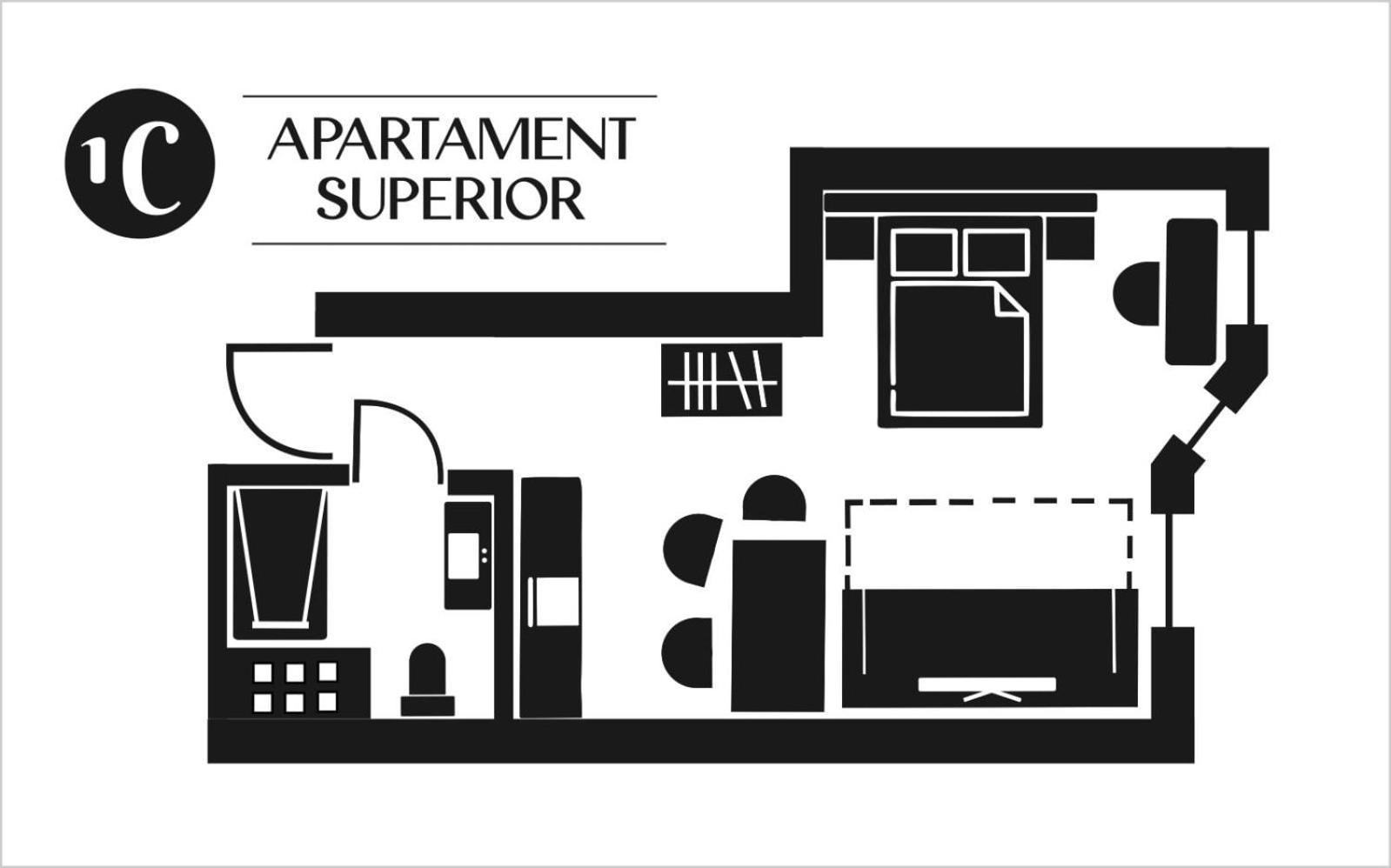 Dk Apartamenty Hotelove Гижицко Экстерьер фото